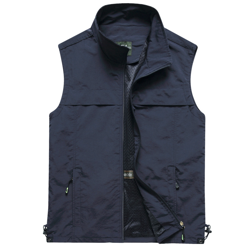 Photography Jacket - ผู้ชายกลางแจ้งตาข่ายบางเสื้อกั๊กปีนเขาเสื้อแขนกุดฤดูร้อนใหม่ผู้ชายหลายกระเป๋าตกปลาการถ่ายภาพ Breathable เสื้อ