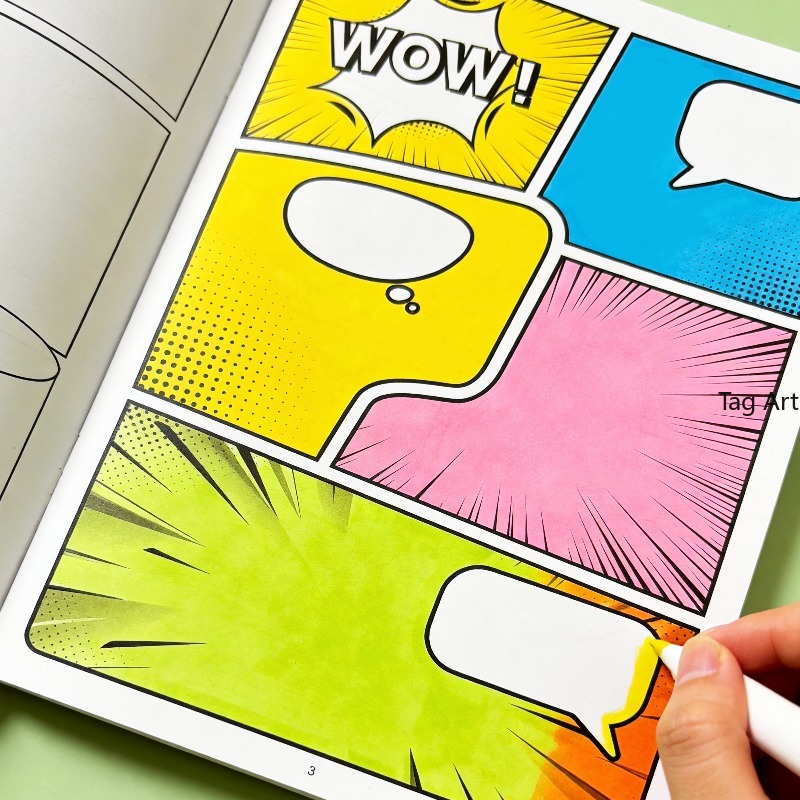 Photography Book - สมุดวาดภาพการ์ตูนเปล่า, สมุดสร้างสรรค์เรื่องราวการ์ตูนแบบวาดด้วยมือ, สมุดฝึกวาดภาพอนิเมะ, เหมาะสำหรับการสร้างสรรค์งานศิลปะ