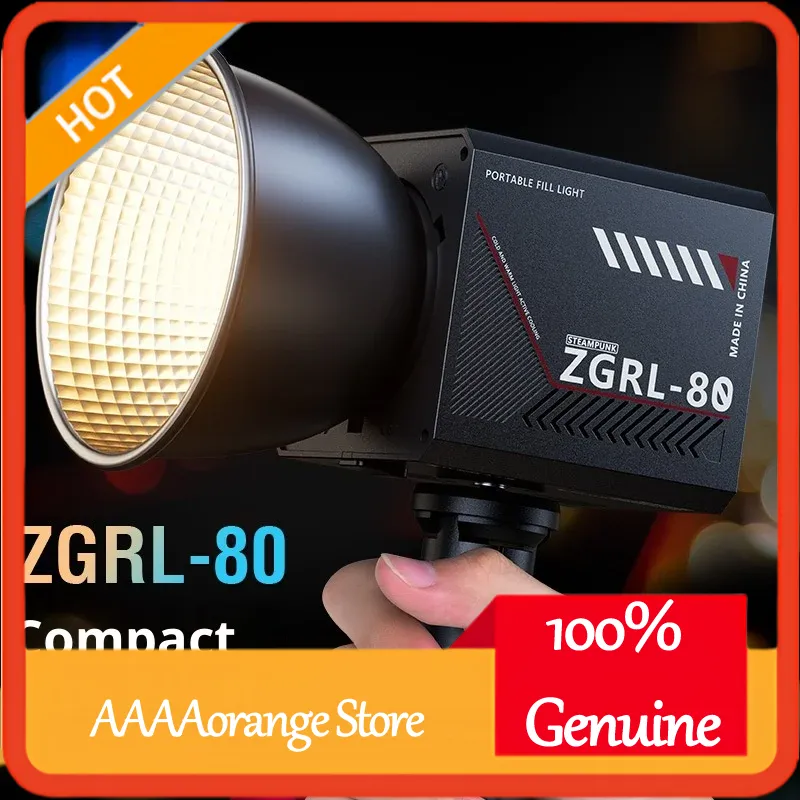 Photography Treatment - ไฟวิดีโอ LED COB ZGRL80 80W แบบพกพา