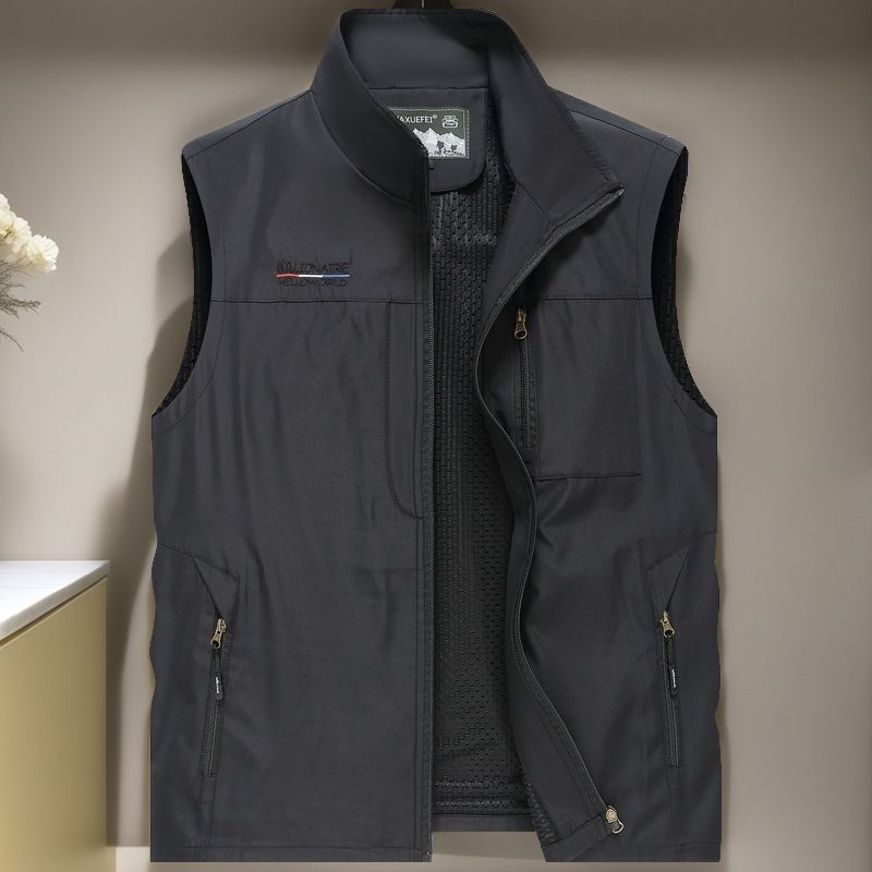 Photography Jacket - เสื้อกั๊กผู้ชายสำหรับกิจกรรมกลางแจ้ง มีหลายกระเป๋า ซับในตาข่าย ระบายอากาศ แห้งเร็ว เหมาะสำหรับตกปลา