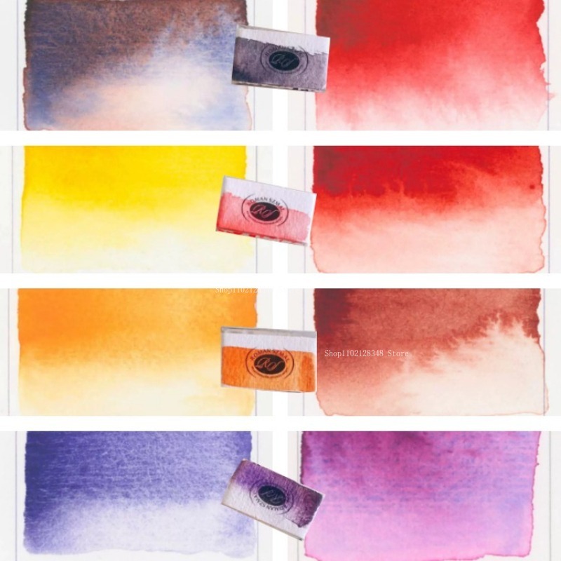 Photography Architecture - สีโปแลนด์แบบเลเยอร์ 3.8 มล. สีน้ำแบบก้อนเต็ม สำหรับศิลปิน วาดภาพประกอบ/ภาพคน