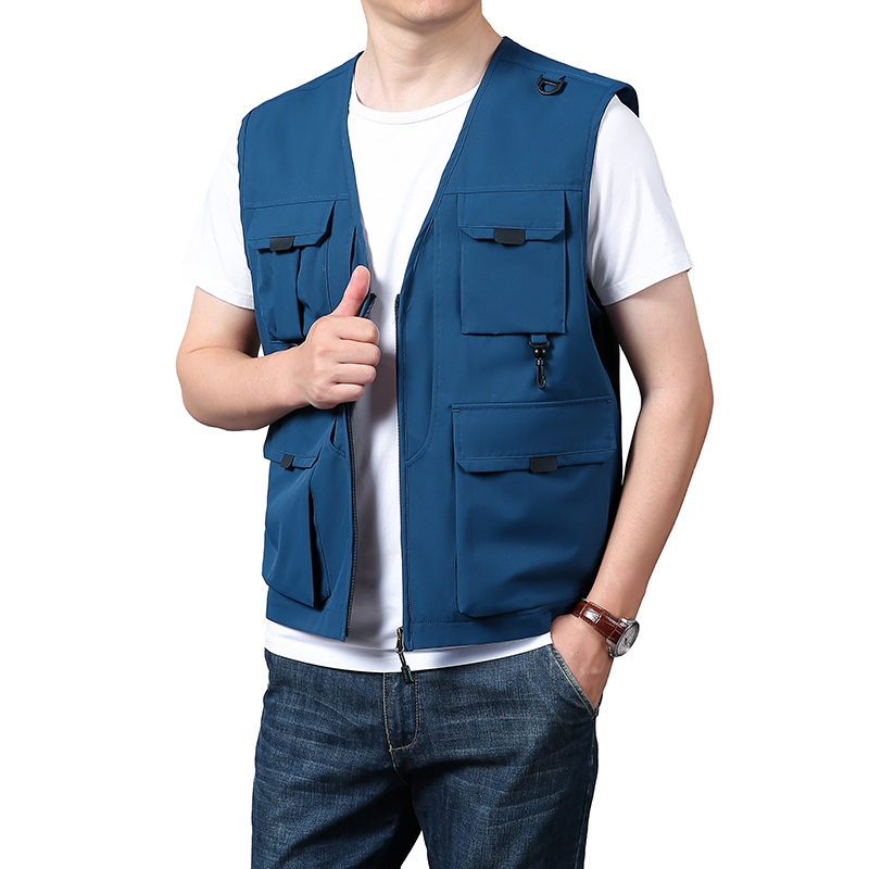 เสื้อกั๊ก6XL ไซส์ใหญ่มีกระเป๋า - Photography Jacket บทวิจารณ์และราคา