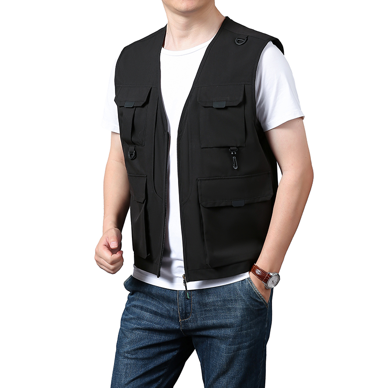 เสื้อกั๊ก6XL ไซส์ใหญ่มีกระเป๋า - Photography Jacket บทวิจารณ์และราคา