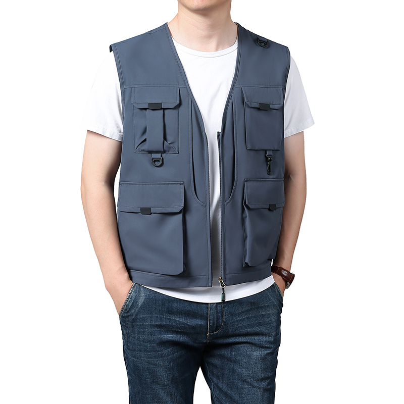 เสื้อกั๊ก6XL ไซส์ใหญ่มีกระเป๋า - Photography Jacket บทวิจารณ์และราคา