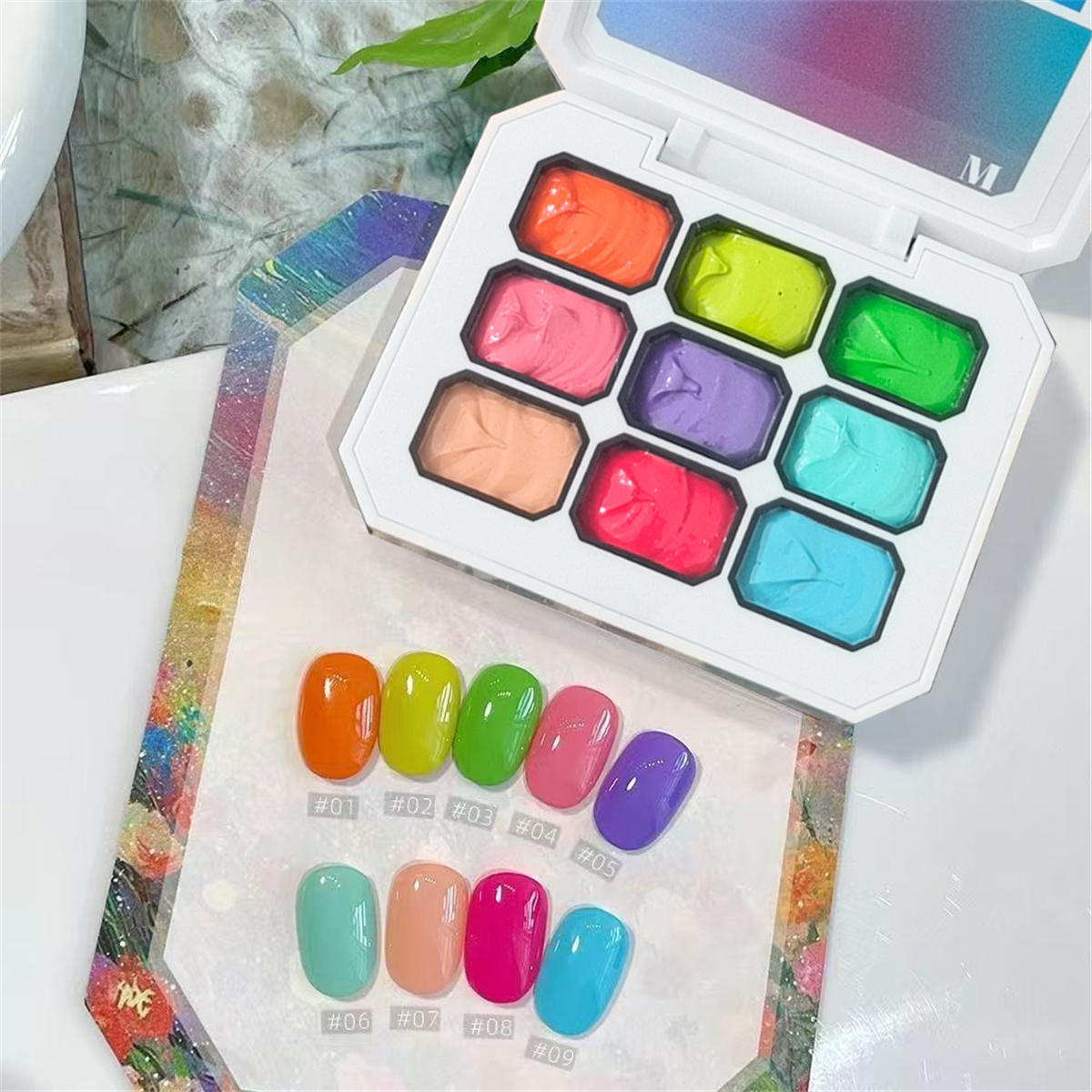 ยาทาเล็บเจล 9 สี 1 ชิ้น สำหรับ - Photography Design บทวิจารณ์และราคา