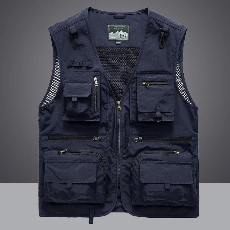 Multipocket Quick แห้งตาข่ายตก - Photography Jacket บทวิจารณ์และราคา