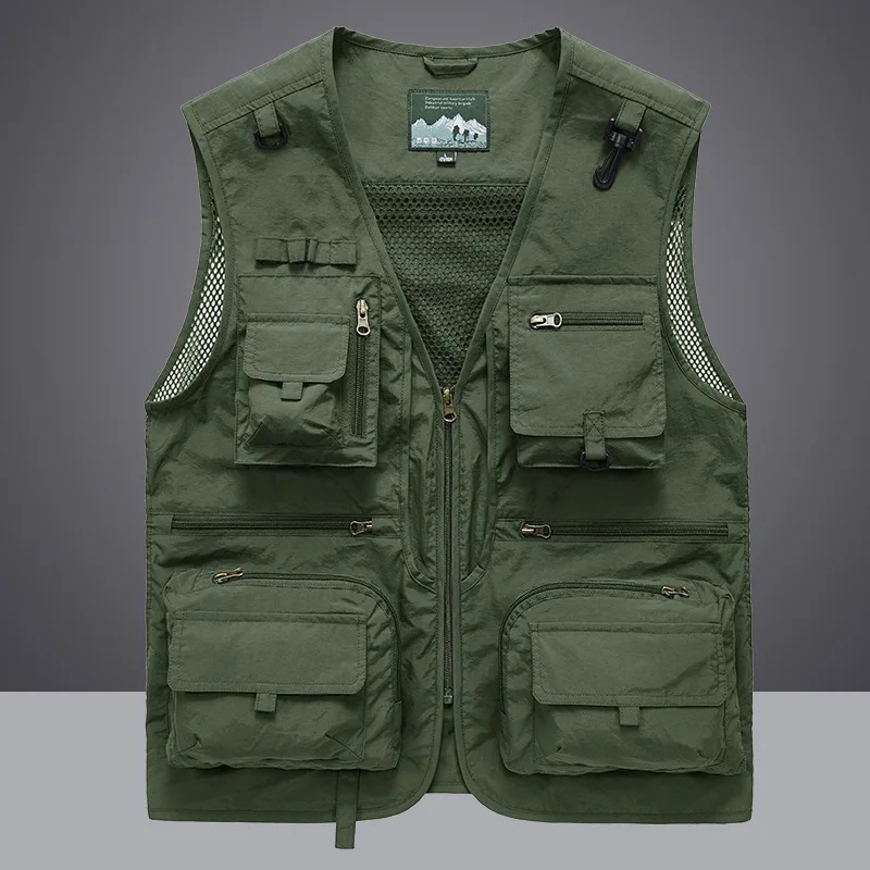 Multipocket Quick แห้งตาข่ายตก - Photography Jacket บทวิจารณ์และราคา