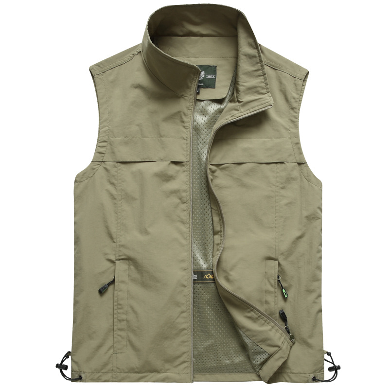 ผู้ชายกลางแจ้งตาข่ายบางเสื้อกั - Photography Jacket บทวิจารณ์และราคา