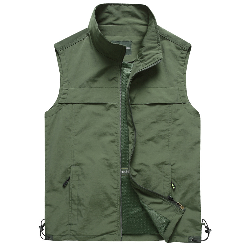 ผู้ชายกลางแจ้งตาข่ายบางเสื้อกั - Photography Jacket บทวิจารณ์และราคา