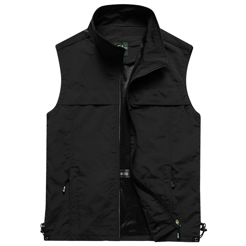 ผู้ชายกลางแจ้งตาข่ายบางเสื้อกั - Photography Jacket บทวิจารณ์และราคา