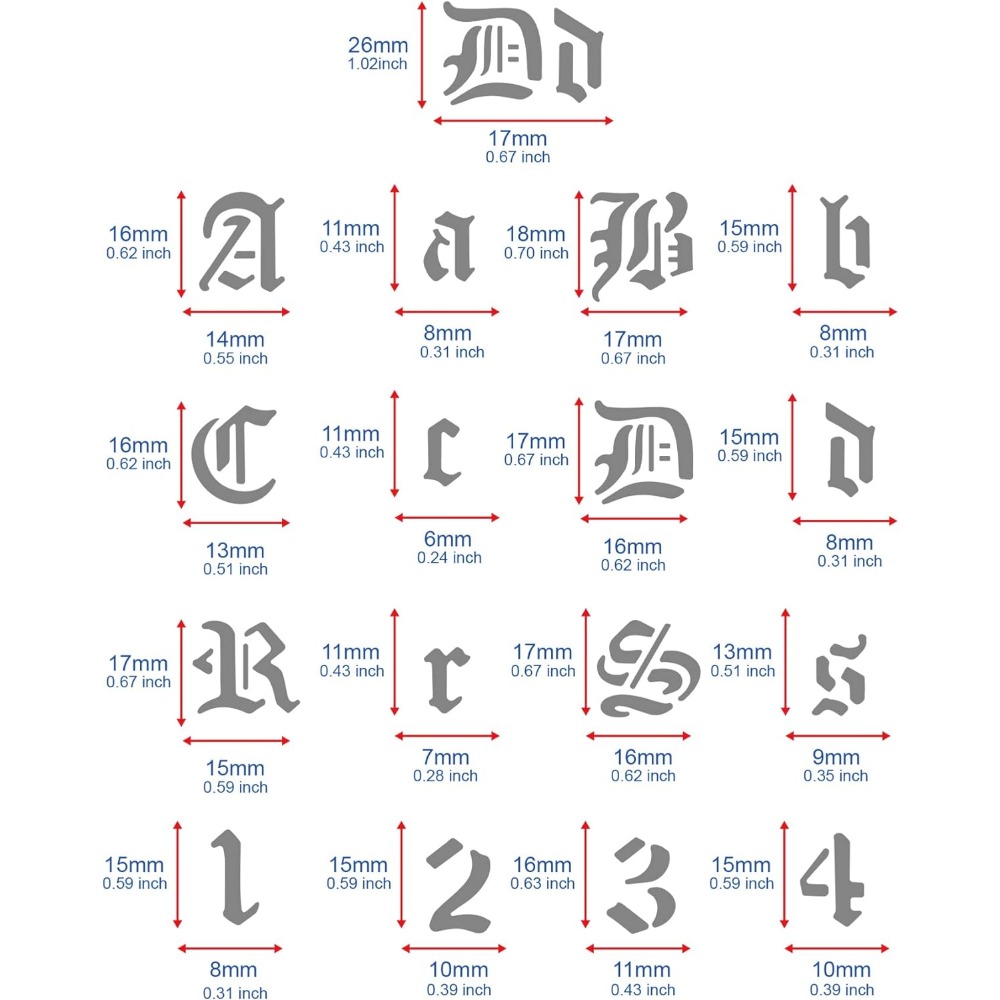 แผ่นโลหะด้านลายฉลุแม่พิมพ์ลายฉ - Photography Font บทวิจารณ์และราคา