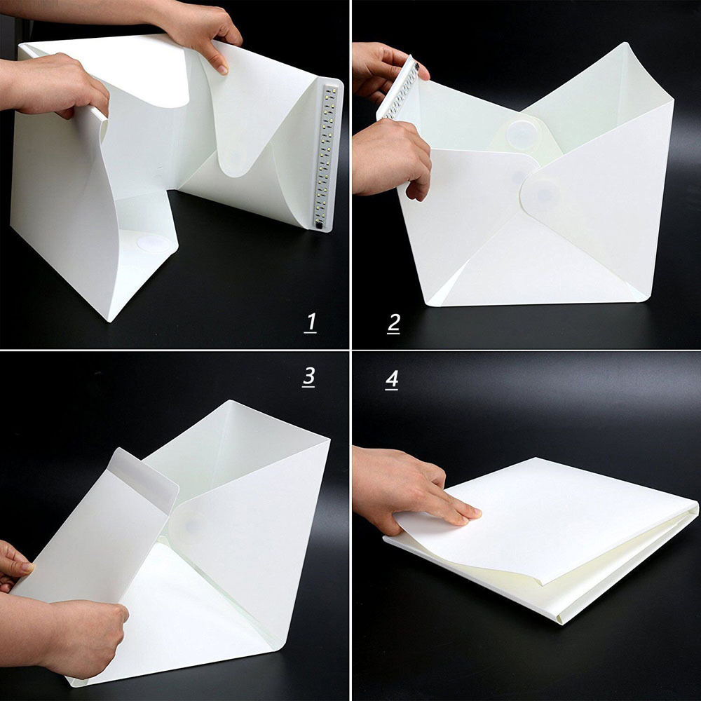LED กล่องไฟถ่ายภาพสตูดิโอกล่อง - Photography Treatment บทวิจารณ์และราคา