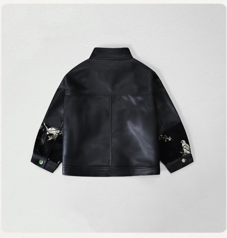 เสื้อแจ็คเก็ตหนัง PU ปักลายมอเ - Photography Jacket บทวิจารณ์และราคา