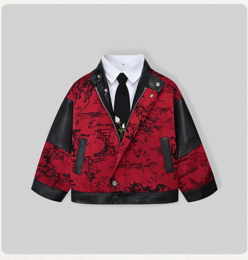 เสื้อแจ็คเก็ตหนัง PU ปักลายมอเ - Photography Jacket บทวิจารณ์และราคา