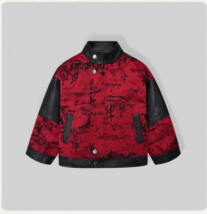 เสื้อแจ็คเก็ตหนัง PU ปักลายมอเ - Photography Jacket บทวิจารณ์และราคา