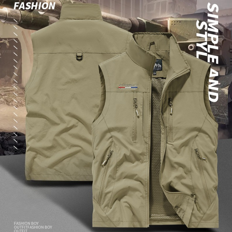 เสื้อกั๊กถ่ายภาพผู้ชายสำหรับกิ - Photography Jacket บทวิจารณ์และราคา