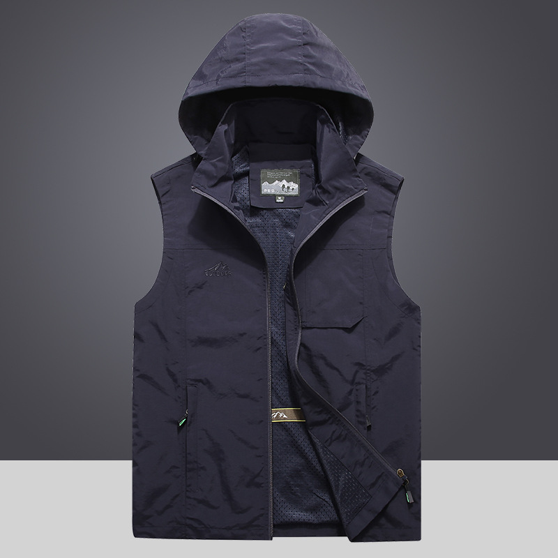 ผู้ชายกลางแจ้งHoodedที่ถอดออกไ - Photography Jacket บทวิจารณ์และราคา