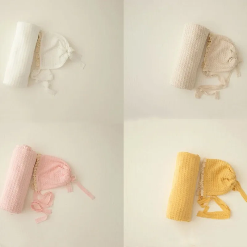 ถักหมวกเด็กหมวกเด็กผู้หญิงหมวก - Photography Newborn บทวิจารณ์และราคา