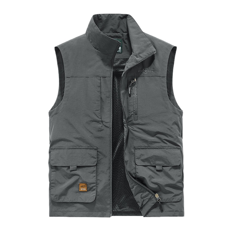 ผู้ชายกลางแจ้งตาข่ายบางเสื้อกั - Photography Jacket บทวิจารณ์และราคา